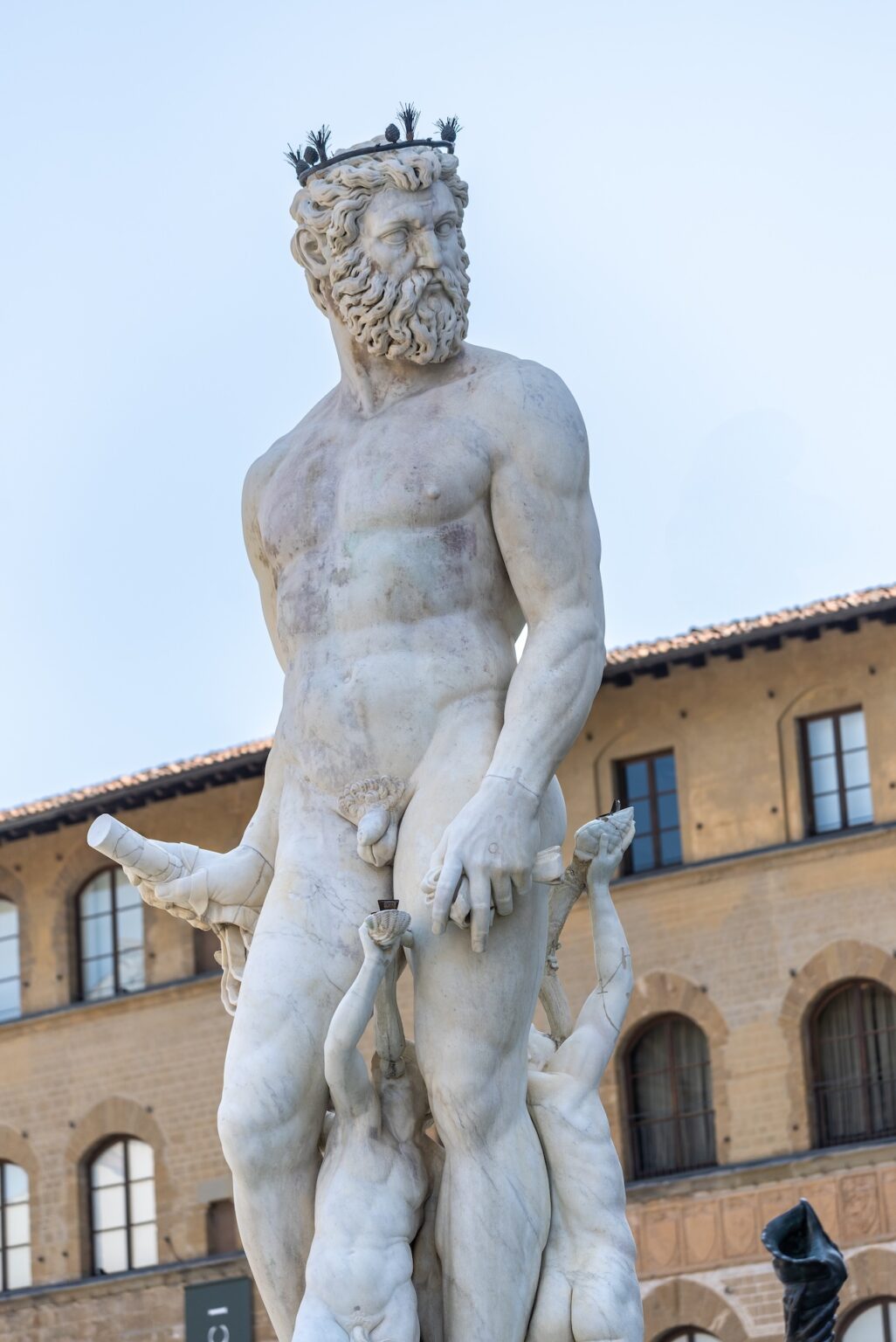 Statua del Nettuno in piazza della Signoria a Firenze